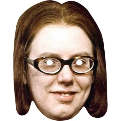 FUNKYBUNKY Anna Karen On The Buses Celebrity Card Olive Face Mask - Fancy Dress