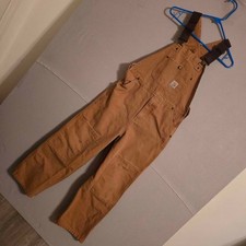 Juniors 12 Classic Carhartt Duck Bib Overalls 13.0912 