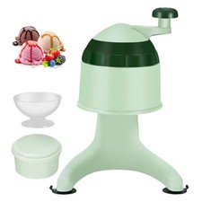 Summer Snow Cone Machine Manual Ice Shaver Ideal for Home Use and Picnics H3J9