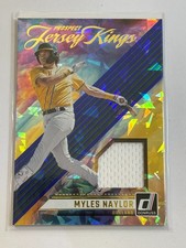 2024 Panini Donruss Baseball Blue Ice Prospect Jersey Kings #PJK-MN Myles NAYLOR