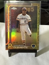 Roberto Clemente 2025 Topps Gilded /99 #21 Pittsburgh Pirates Great!