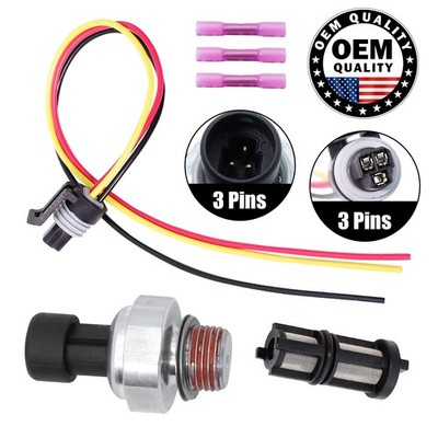 Oil Pressure Sensor Switch 12616646 w/ Connector & Filter For GMC Sierra YUKON
