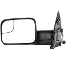 Power Heated NoSignal Black Tow Mirror LH for 02-08 Ram1500 03-09 Ram2500/3500