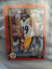 2025 Topps Chrome Sebastian  Castro Orange To 25