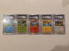 Pokémon Futsal Set Eevee, Grookey, Sobble, Scorbunny, Pikachu On The Ball CGC 10