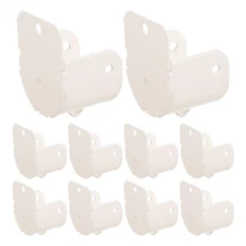  10 Pcs Ceiling Curtain Rod Mounting Brackets Ceiling-mount Holders