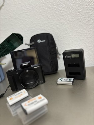 Sony Cyber-shot DSC-HX80 18.2 MP Digital Camera - Black for sale