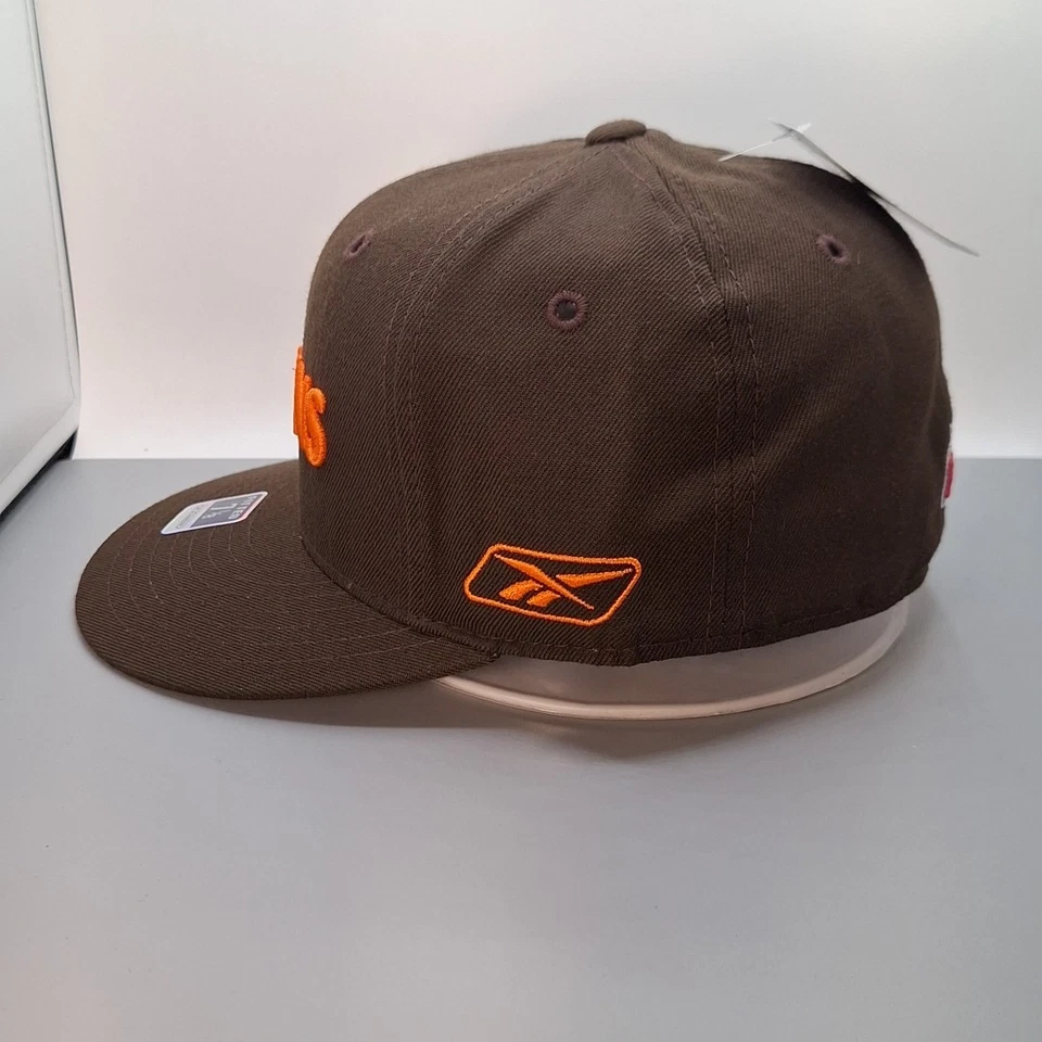 Cleveland Browns NFL Reebok Gorra Ajustada 7 1/8 Marrón Gorra Lana Y2K Foto 3 de 4