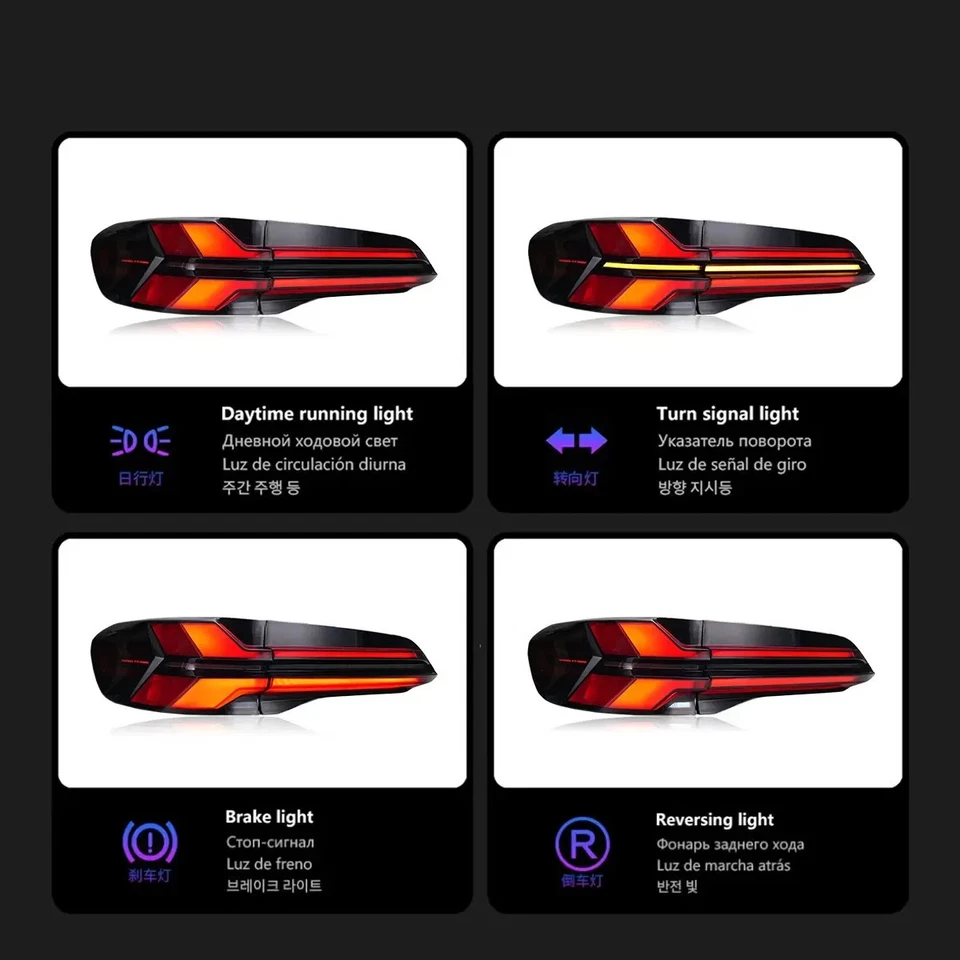 Luces traseras LED 4 PIEZAS para BMW X5 G05 2019 2020 2011 2022 ACTUALIZACIÓN A LCI NUEVO Foto 4 de 4