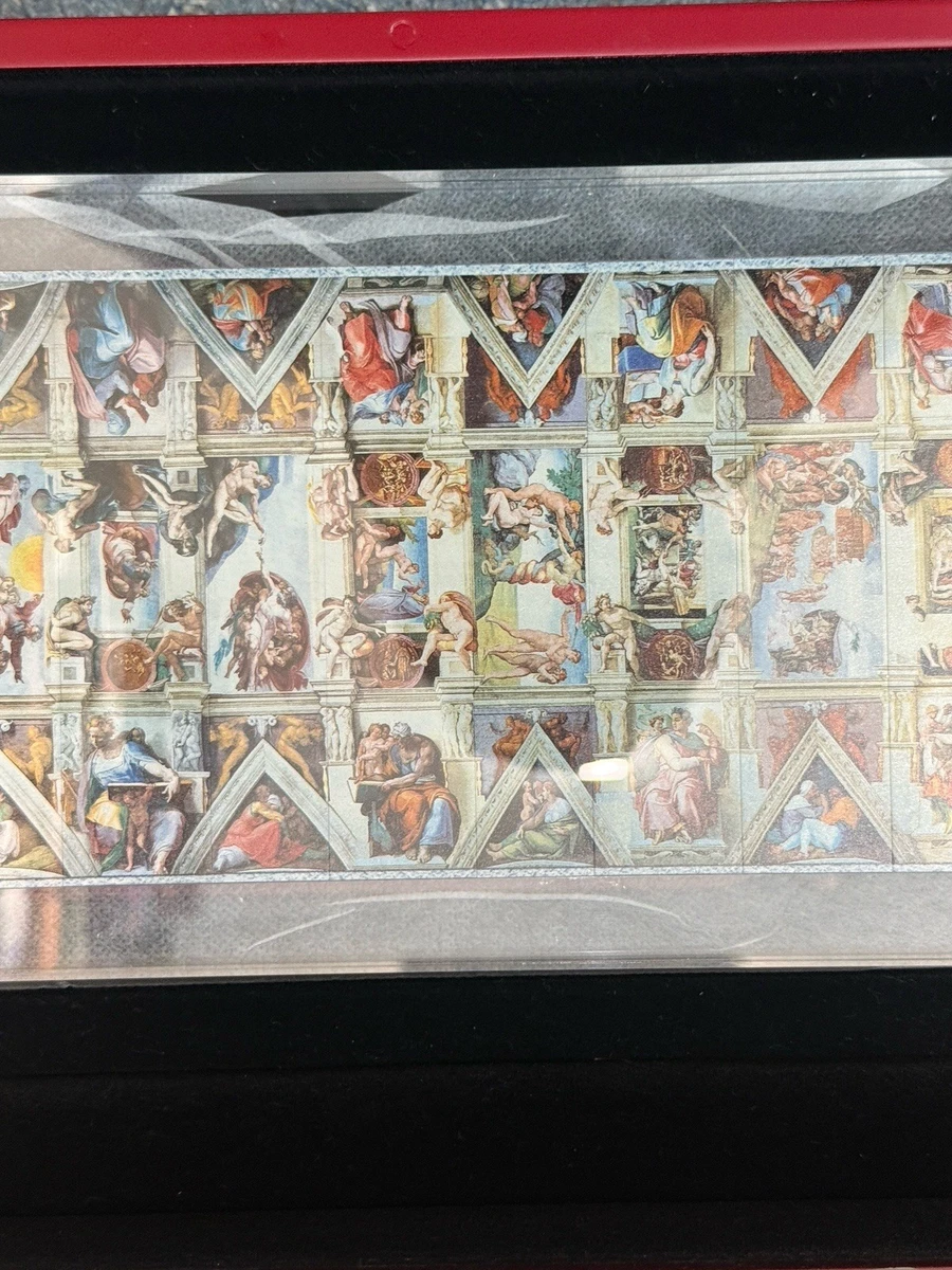 "Giants of Art" 2011 Sixtinische Kapelle 1 Kilo Silbermünze Coin Niue Islands