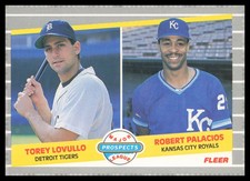 1989 Fleer #648 Torey Lovullo / Robert Palacios Baseball Card