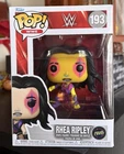 CHASE Funko POP! WWE: Black Light RHEA RIPLEY #193 (Wrestlemania 41) w/Protector