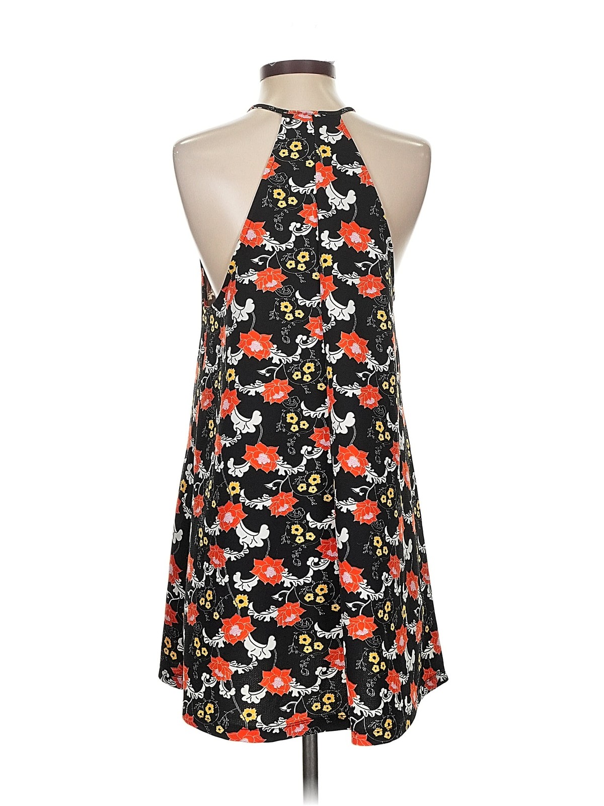 Trafaluc by Zara Women Orange Casual Dress S thumbnail 2