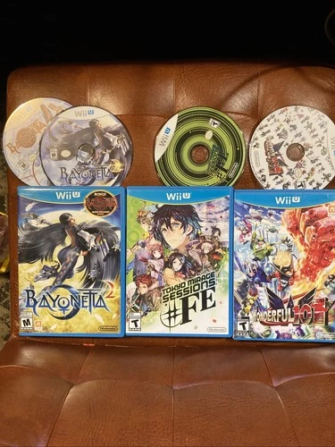 Tokyo Mirage Sessions Bayonetta 1 2 Wonderful 101 Wii U Game Lot