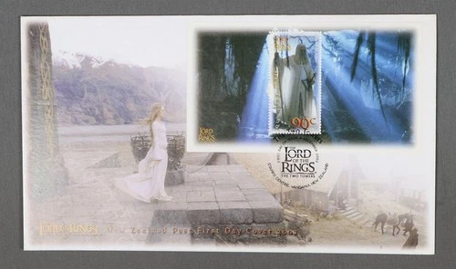 MayfairStamps New Zealand FDC 2002 Lord of the Rings Souvenir Sheet First Day Co