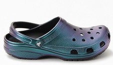 CROCS CLASSIC PRISMATIC Iridescent CLOGS SAND...