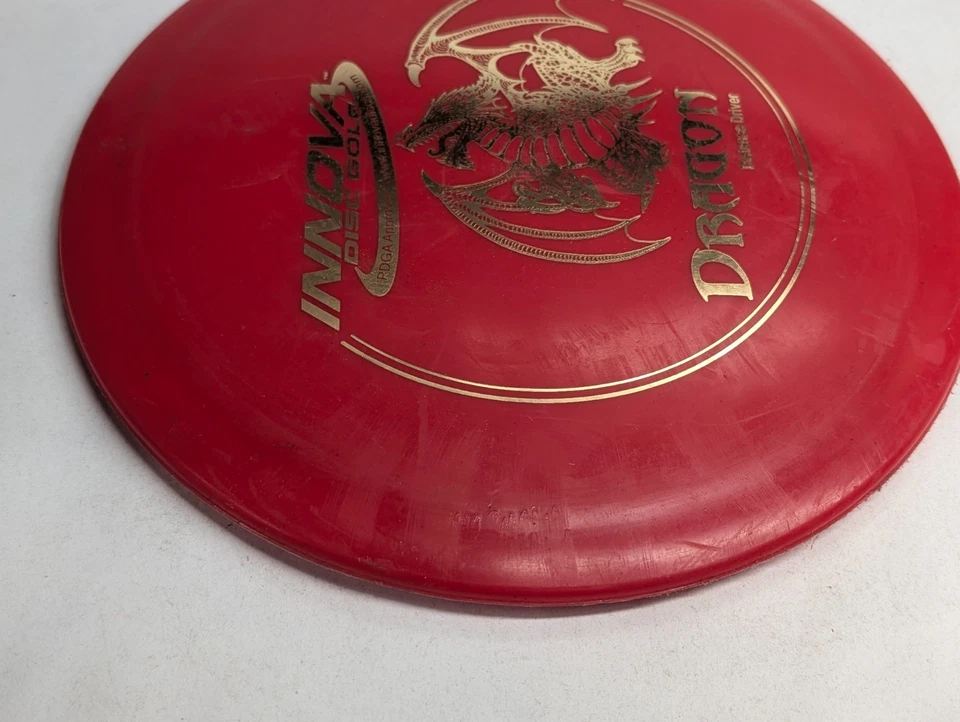 Innova DX Dragon Disc Golf Distance Driver PFN 150g Red Lightweight - Image 3 of 4