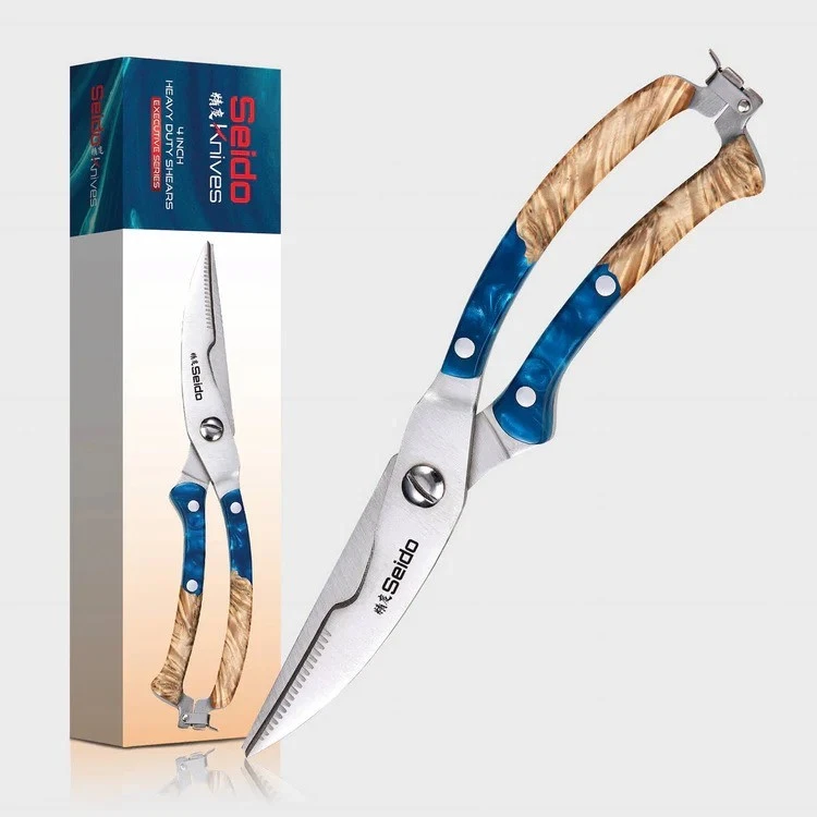 Executive 4" Heavy-Duty Kitchen Scissors – Premium Chef-Grade Power & Precision - Image 2 of 4