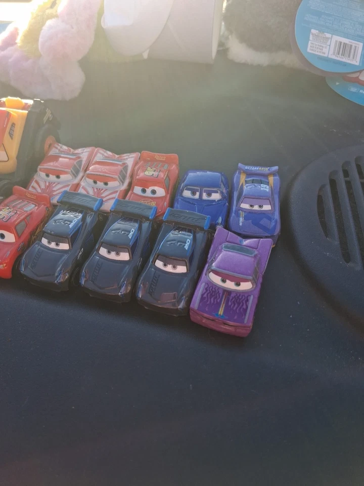 Disney Pixar CARS Metal Mini Racers Lot of 15X Cars Nice Condition Some Dupes - Image 4 of 4