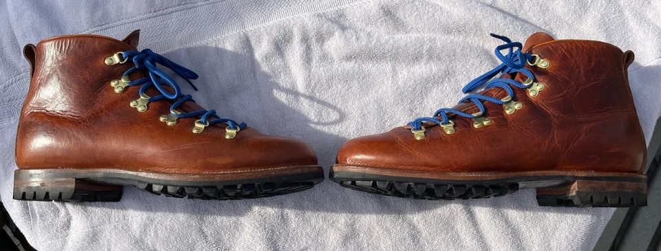 Viberg Hikers in Natural Dublin Leather - Viberg Size 10.5 - Image 4 of 4