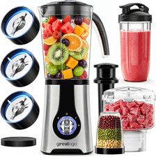 Power Smoothie Blender, Household Countertop Kitchen Food Processor