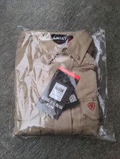 Ariat FR Solid Work Shirt Men's S Small 10012251 Flame Resistant