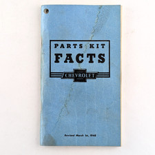 1948 Chevrolet Parts Kit Facts - Repair Kit Lists Vintage Auto Repair