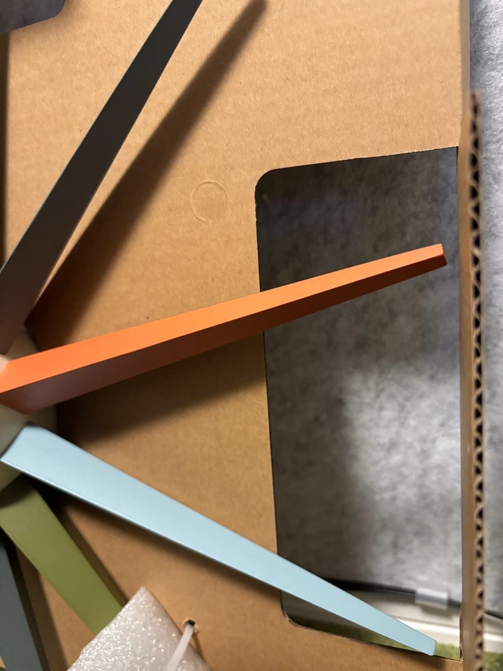 George Nelson Sunburst Wall Clock Multi Color Reproduct Design Furniture Mid 20 - Image 4 of 4