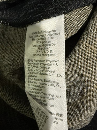 J.Crew Damen Gigi Hose seitlicher Reißverschluss Glen Plaid Größe 6 BA793 - Bild 6 von 9