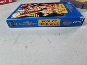 Advanced D&D: Pool of Radiance (Nintendo NES) CIB Complete Box Manual Reg Card