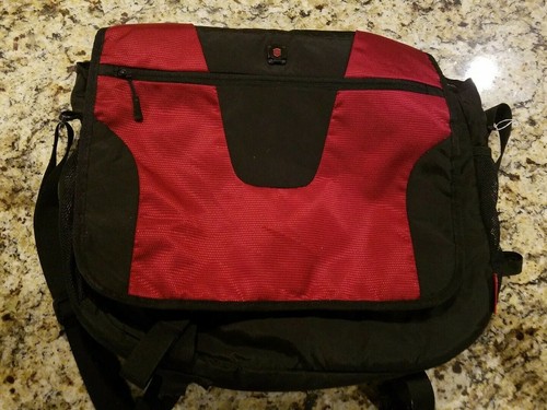 VICTORINOX Swiss Ejército Maletín Messenger Bandolera Bolso del ordenador  portátil de viaje Trabajo Rojo | eBay