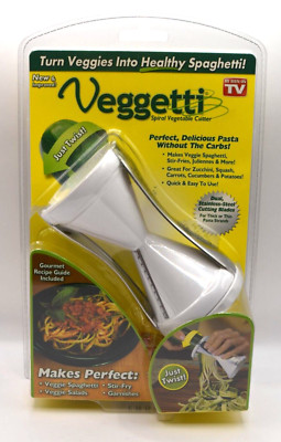 NEW Veggetti Spiral Vegetable Cutter, Makes Veggie Pasta