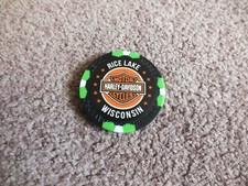Collectible Souvenir Token Rice Lace WI Harley Davidson Cycles 1 1/2"