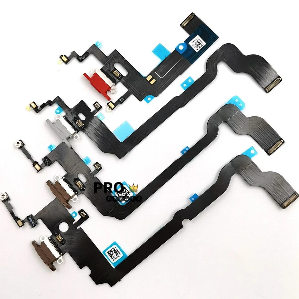 Conector de base de puerto de carga OEM conector de audio cable de micrófono para iPhone X XR XS MAX Foto 3 de 4