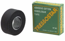 Tressostar Cloth Bar Tape Black Handlebar Tape - Box of 10 Rolls