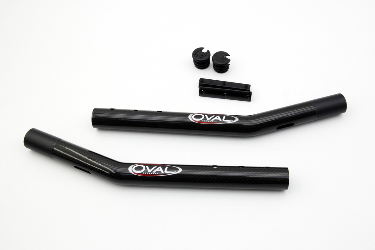 Guidon Aérodynamique Oval Concepts A901 TT/Triathlon - Carbone - 26x420 Mm