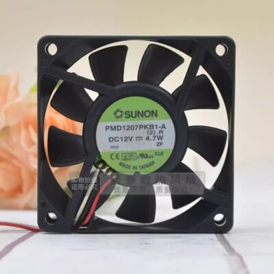 Sanon　1207 SUNON PMD1207PKB1-A 7020 DC12V 4.7W 7CM 3-Wire Silent