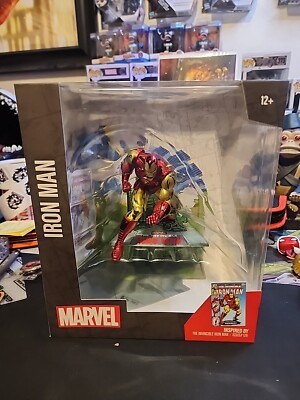 Mcfarlane Toys Marvel Iron Man 1:10 Scale Statue Scene
