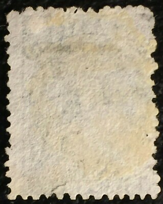 1871-2 New Zealand 6p * Queen Victoria 6 Pence Stamp Used Perf: 12