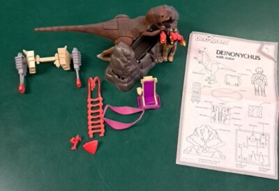 Dino Riders Deinonychus Complete Vintage 1988 Tyco OUT OF BOX 