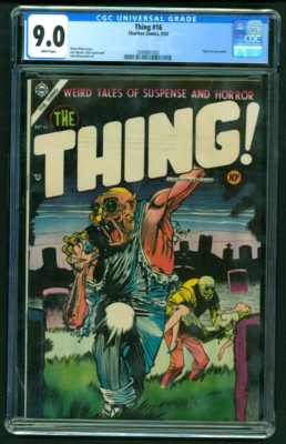 Thing #16 CGC 9.0 VF/NM (1954)  Injury-to-Eye Panel Charlton Comics