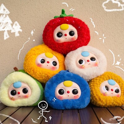 baby three fruit ochard plush series blind box pendant Authentic