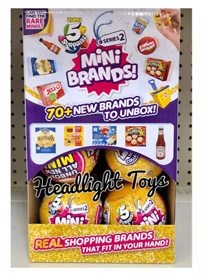 1 ZURU 5 Surprise Series 2 MINI BRANDS Sealed Ball Collectible 