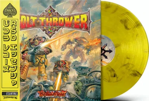 Bolt Thrower Realm Of Chaos - Желтая виниловая пластинка LP 12 - НОВАЯ запечатанная - Металлическая