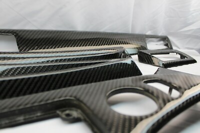 BMW E60 Carbon Fiber DASH INTERIOR Trim Kit pre lci m5 8 piece | eBay