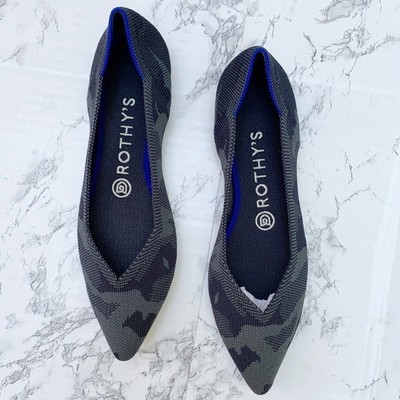 rothys dark camo point