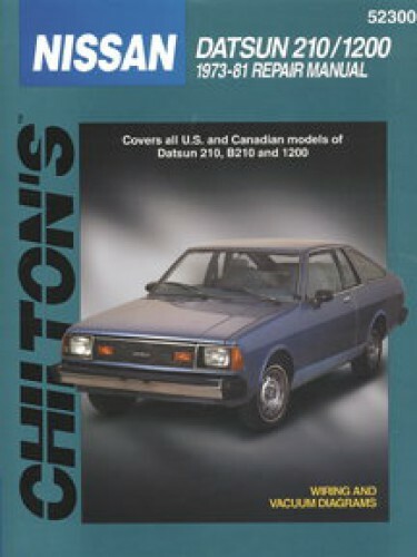••• Chilton Nissan Datsun 210 B210 1200 1973-1981 Repair Manual