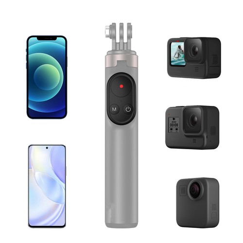 Bluetooth Remote Control Phone Selfie Stick Tripod for Gopro Hero 10 9 8 MAX f - Picture 4 of 18