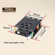 DC Dual Circuit TPA3255-pure Power Circuit With Adjustable Preamp Gain