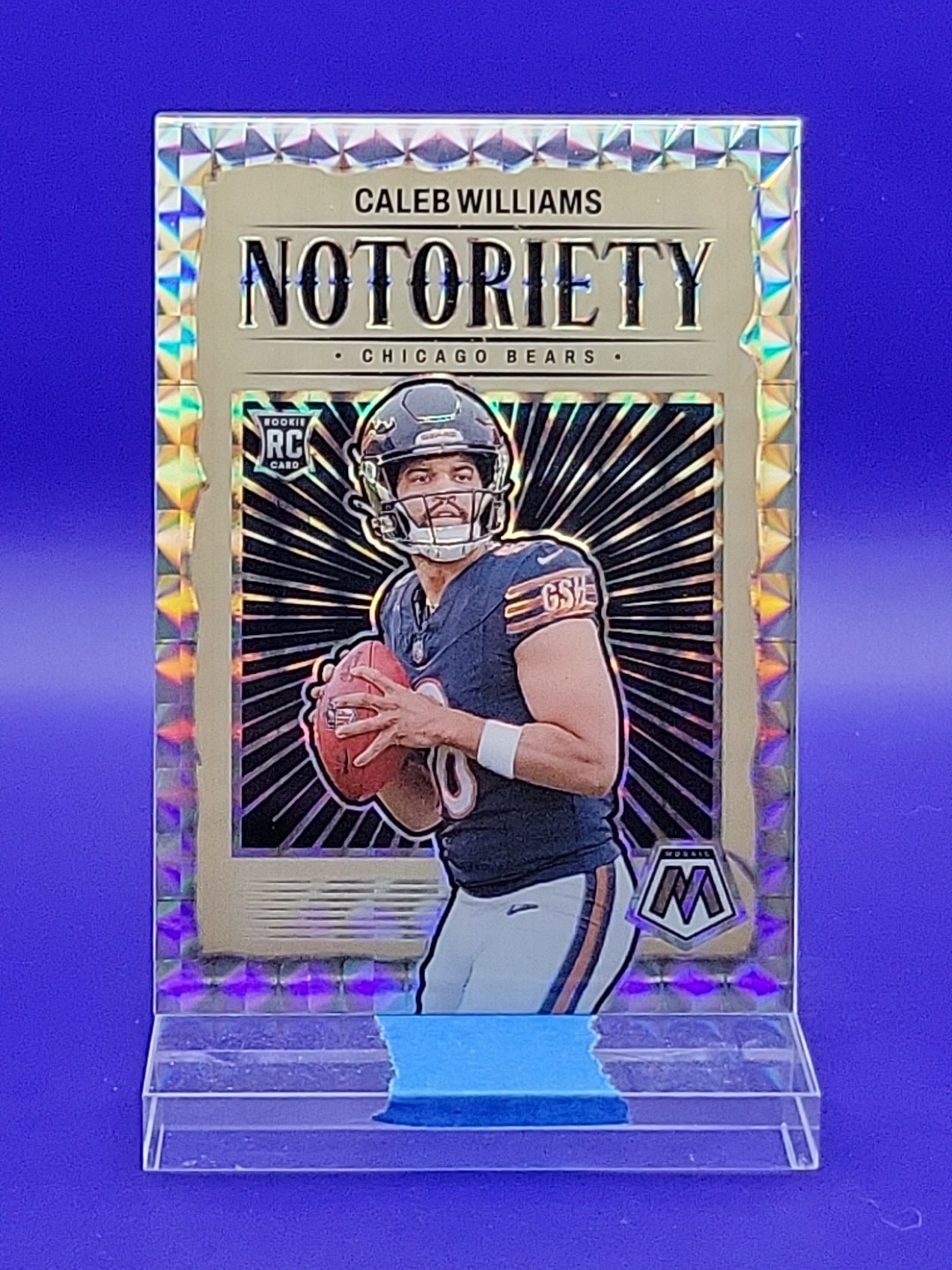 Caleb Williams 2024 Panini Mosaic Silver Mosaic Notoriety RC SP 🔥 Bears